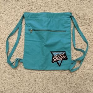 "Weird Mother" canvas drawstring bag